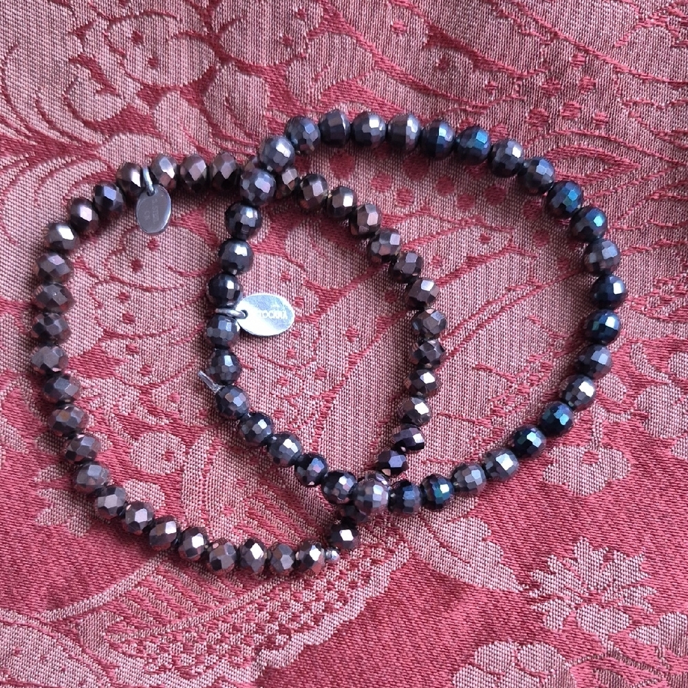 Tocara Set of  2 Beaded Bracelets (J3)